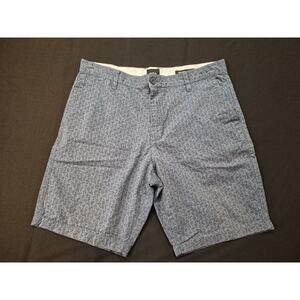 Rvca Shorts Men 34 Nature X Industry Floral Print Chino Casual Blue Surfer Beach